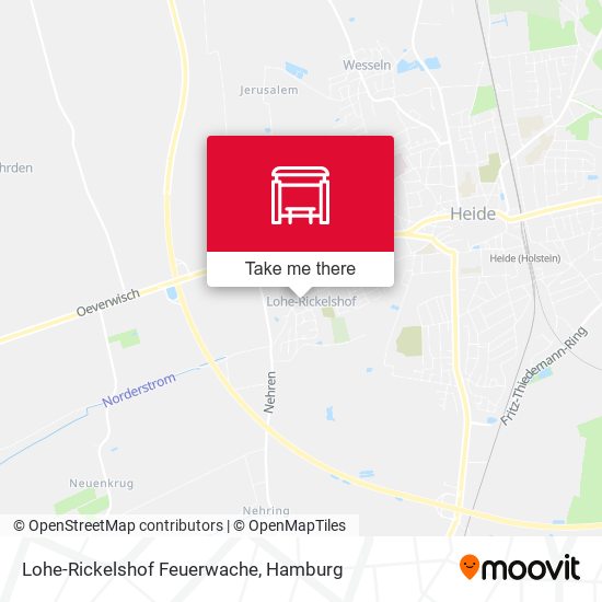 Lohe-Rickelshof Feuerwache map