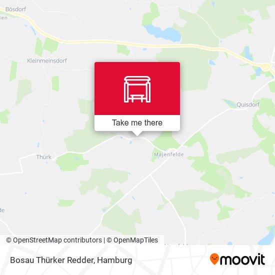 Bosau Thürker Redder map