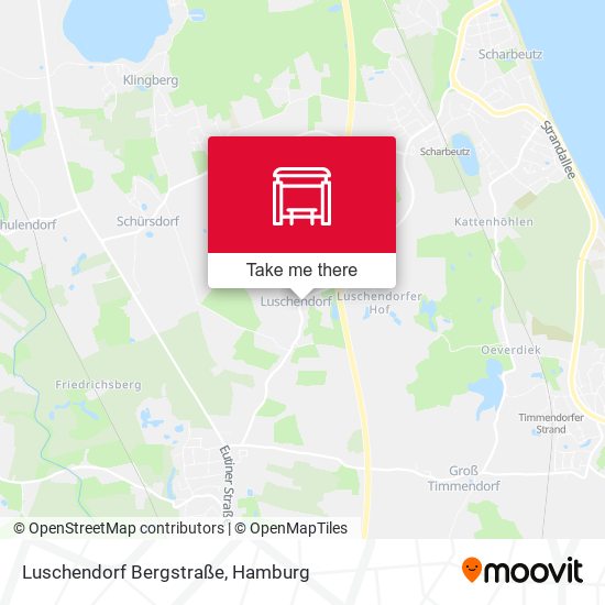 Luschendorf Bergstraße map