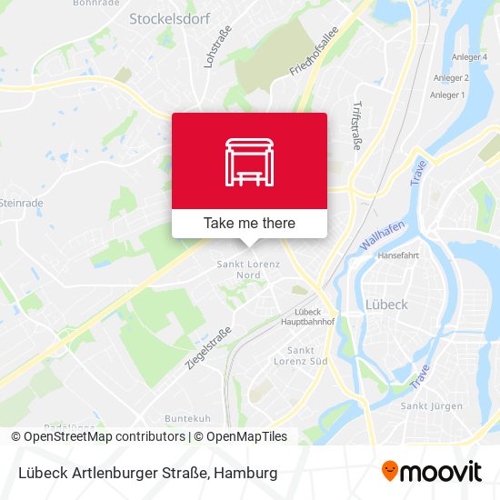 Карта Lübeck Artlenburger Straße