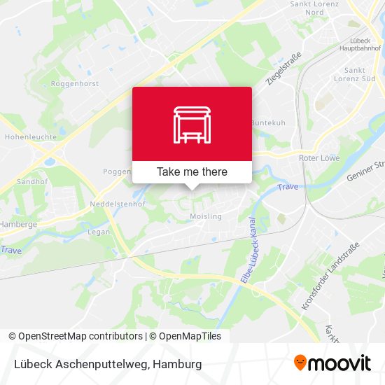 Lübeck Aschenputtelweg map