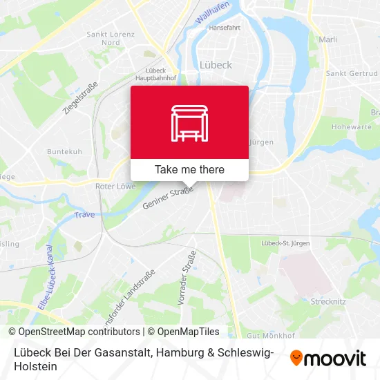 Карта Lübeck Bei Der Gasanstalt