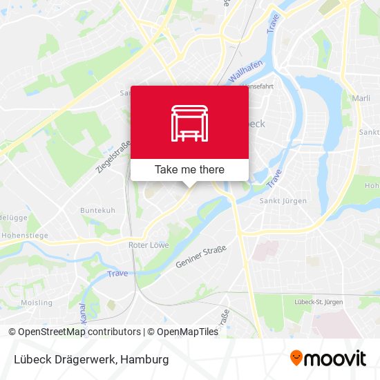 Lübeck Drägerwerk map