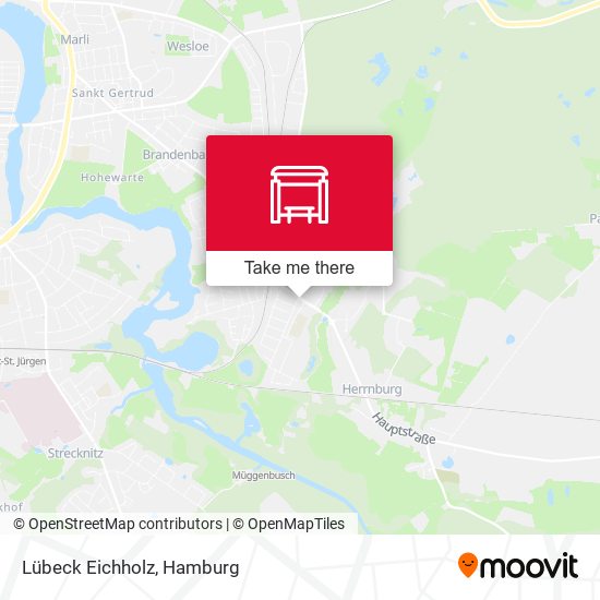 Lübeck Eichholz map