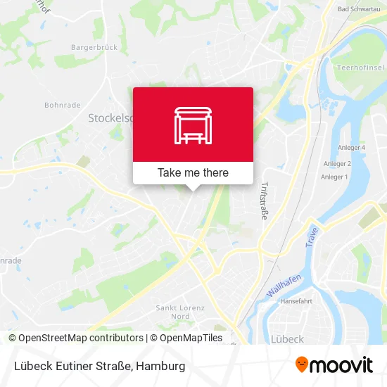 Lübeck Eutiner Straße map