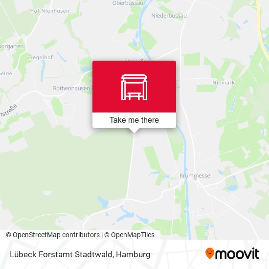 Lübeck Forstamt Stadtwald map