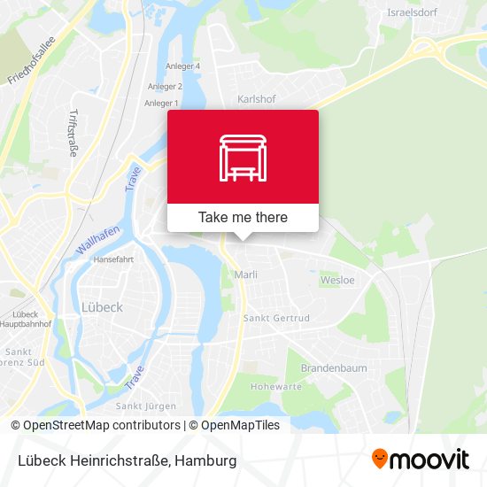 Lübeck Heinrichstraße map
