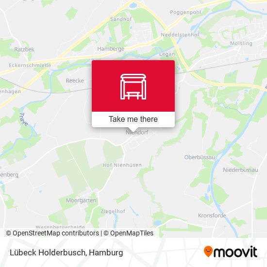 Lübeck Holderbusch map