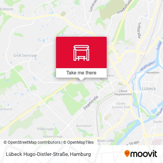 Lübeck Hugo-Distler-Straße map