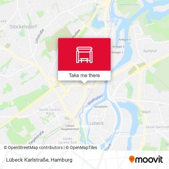 Lübeck Karlstraße map