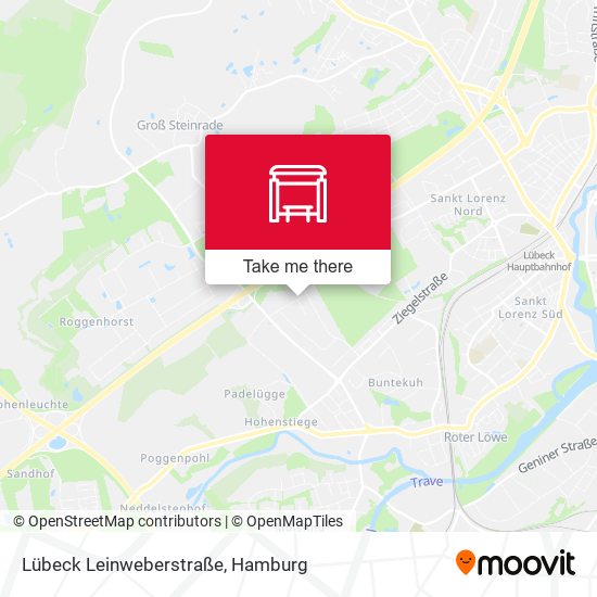 Lübeck Leinweberstraße map