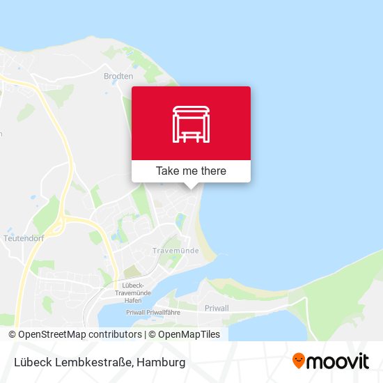 Lübeck Lembkestraße map