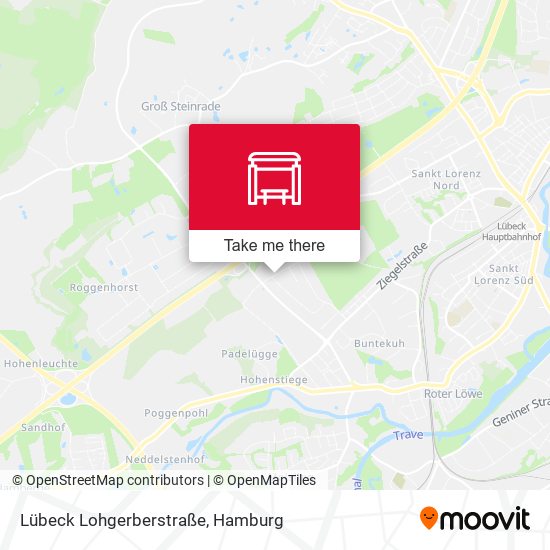 Lübeck Lohgerberstraße map