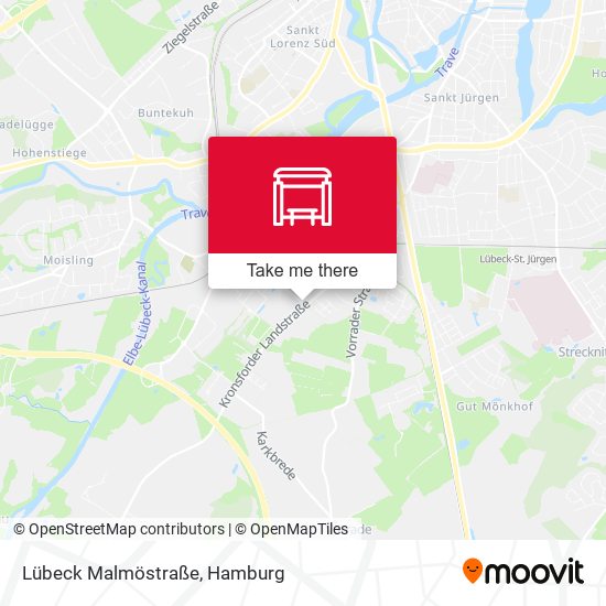 Lübeck Malmöstraße map