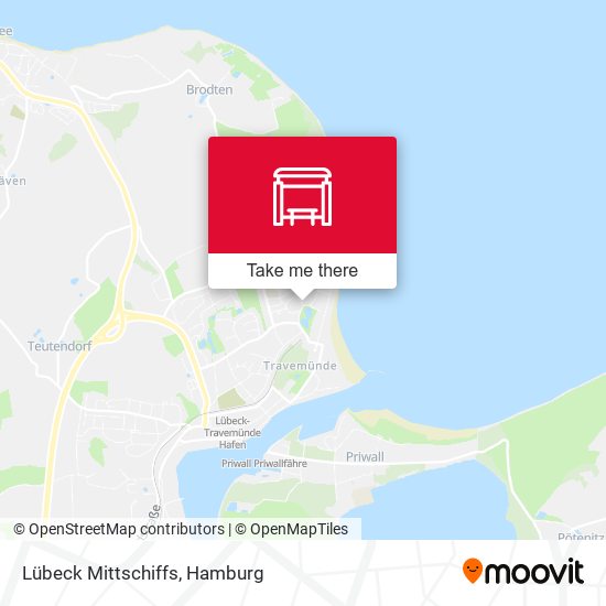 Lübeck Mittschiffs map