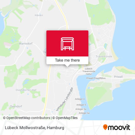 Lübeck Mollwostraße map