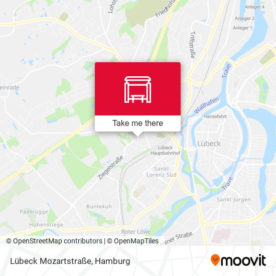 Lübeck Mozartstraße map