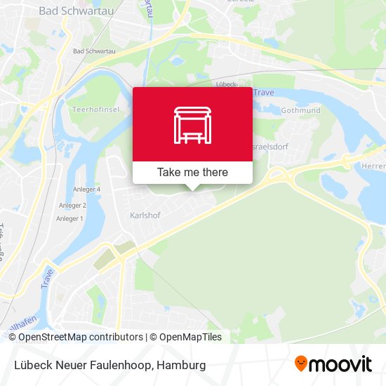 Lübeck Neuer Faulenhoop map