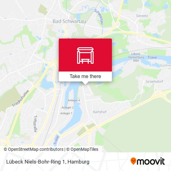 Lübeck Niels-Bohr-Ring 1 map