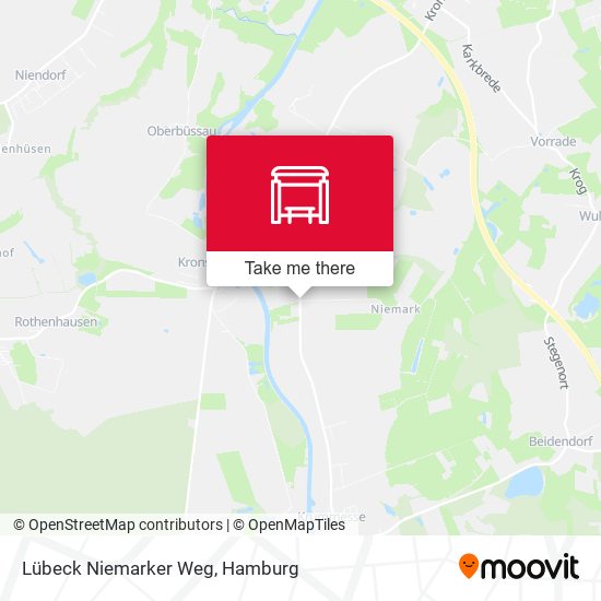 Lübeck Niemarker Weg map