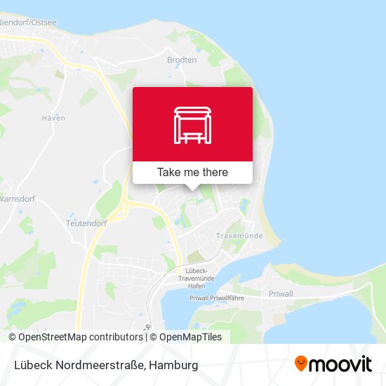 Lübeck Nordmeerstraße map