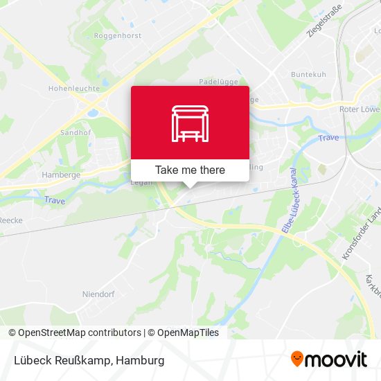 Lübeck Reußkamp map