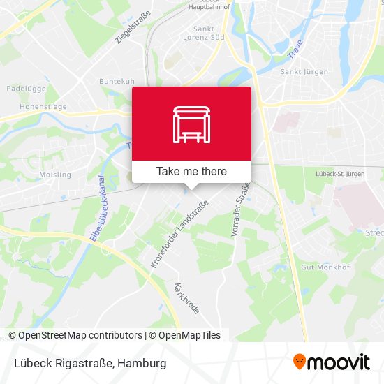 Lübeck Rigastraße map