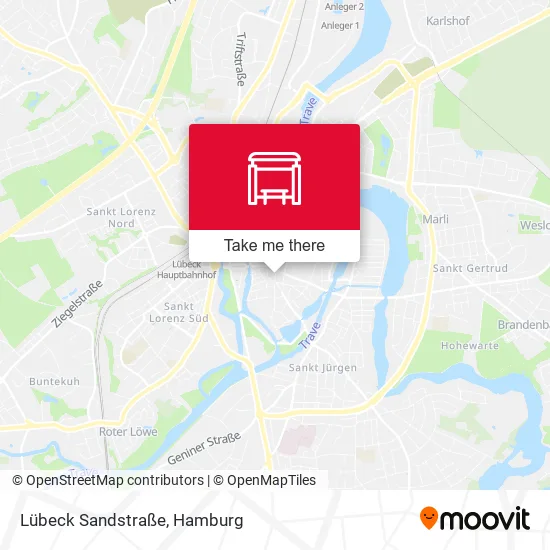 Lübeck Sandstraße map