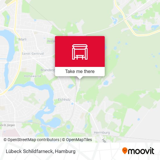Lübeck Schildfarneck map