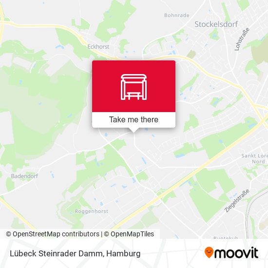 Lübeck Steinrader Damm map