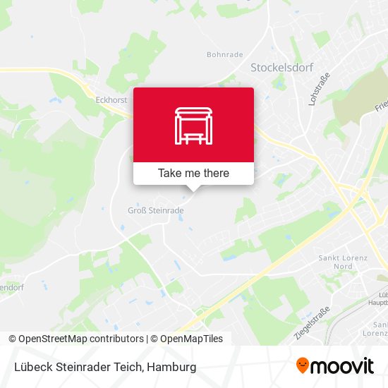 Lübeck Steinrader Teich map