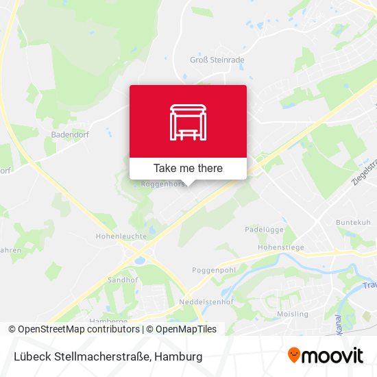 Lübeck Stellmacherstraße map
