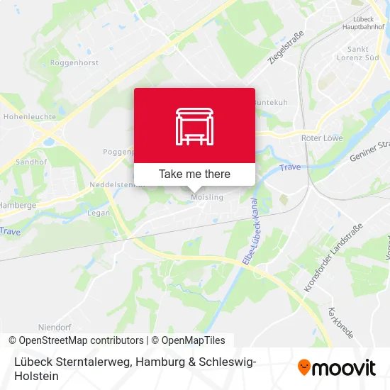 Карта Lübeck Sterntalerweg