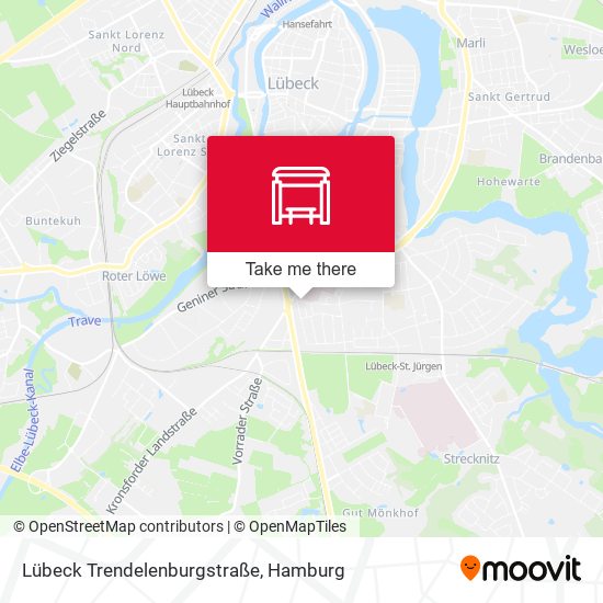 Lübeck Trendelenburgstraße map