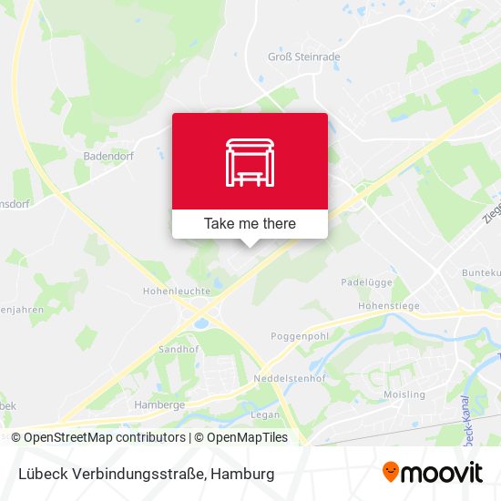 Lübeck Verbindungsstraße map