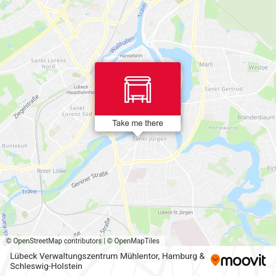 Карта Lübeck Verwaltungszentrum Mühlentor