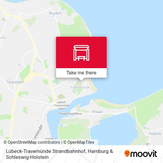 Lübeck-Travemünde Strandbahnhof map
