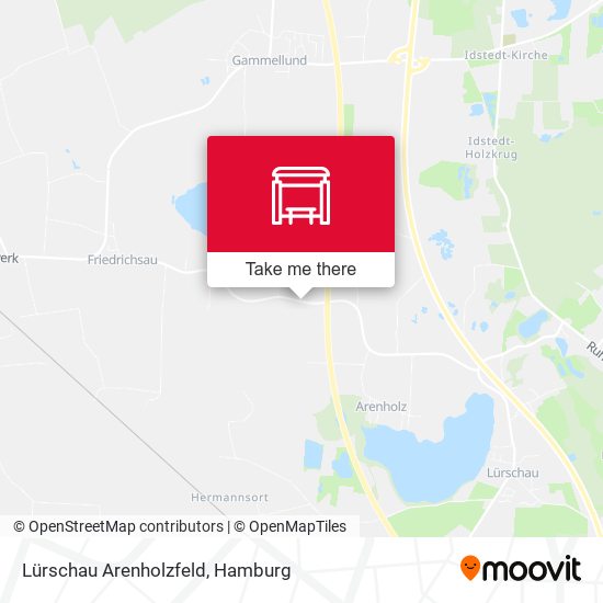 Lürschau Arenholzfeld map