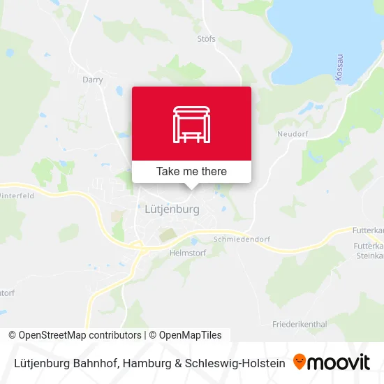 Карта Lütjenburg Bahnhof