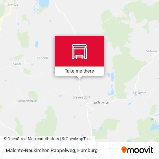 Malente-Neukirchen Pappelweg map
