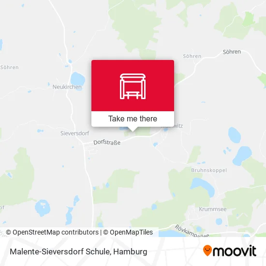 Карта Malente-Sieversdorf Schule