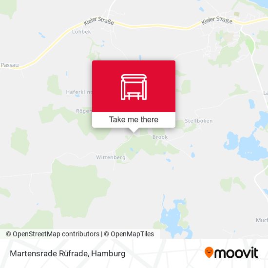 Martensrade Rüfrade map