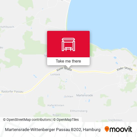Martensrade-Wittenberger Passau B202 map