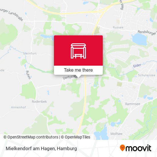 Mielkendorf am Hagen map