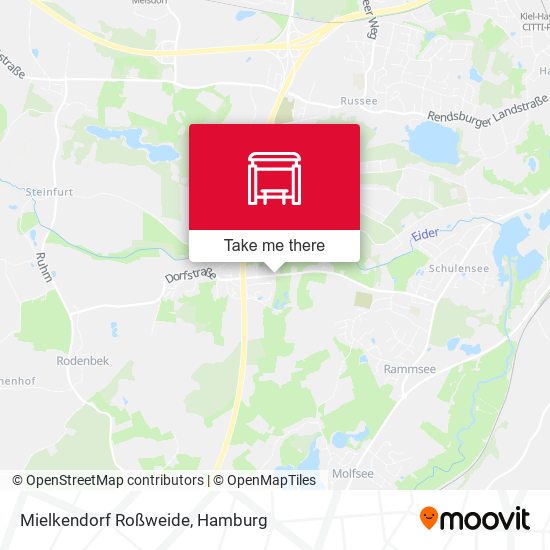 Mielkendorf Roßweide map