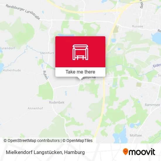 Карта Mielkendorf Langstücken