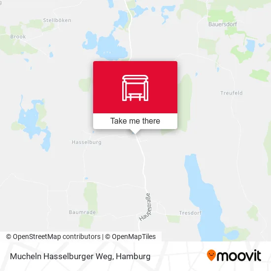 Карта Mucheln Hasselburger Weg