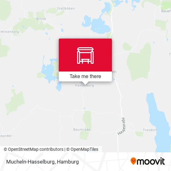 Карта Mucheln-Hasselburg
