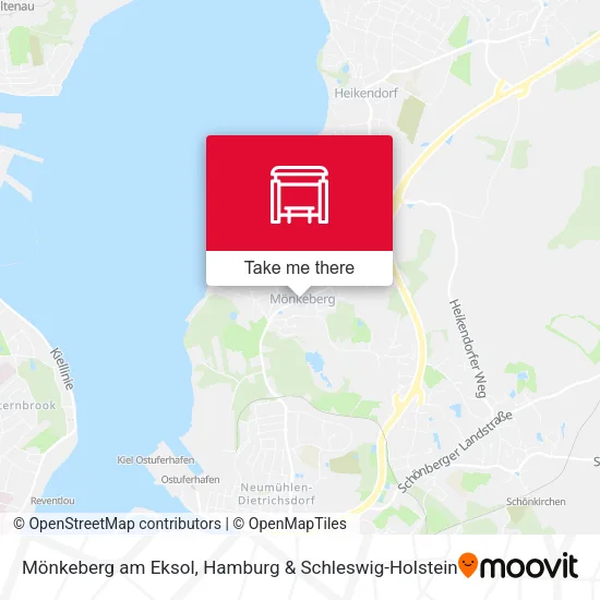Карта Mönkeberg am Eksol