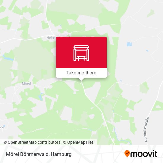 Mörel Böhmerwald map